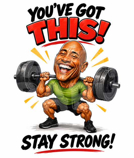Gym Motivation Card – Funny Weightlifting Encouragement Gift for Him or Her
