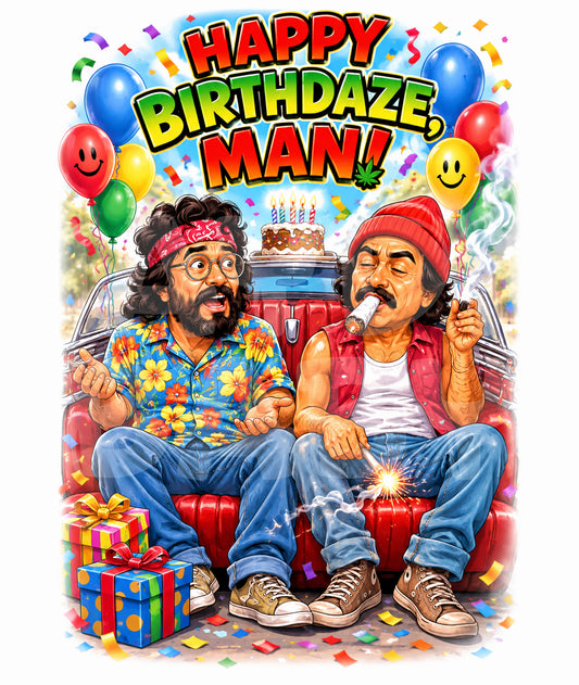 Funny Birthday Card for Him – Retro Adult Humor Parody for Friend or Brother
