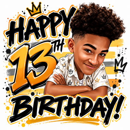 Custom Greeting Card with Your Photo – Personalized Caricature for Any Occasion – Funny, Unique Card for Loved Ones