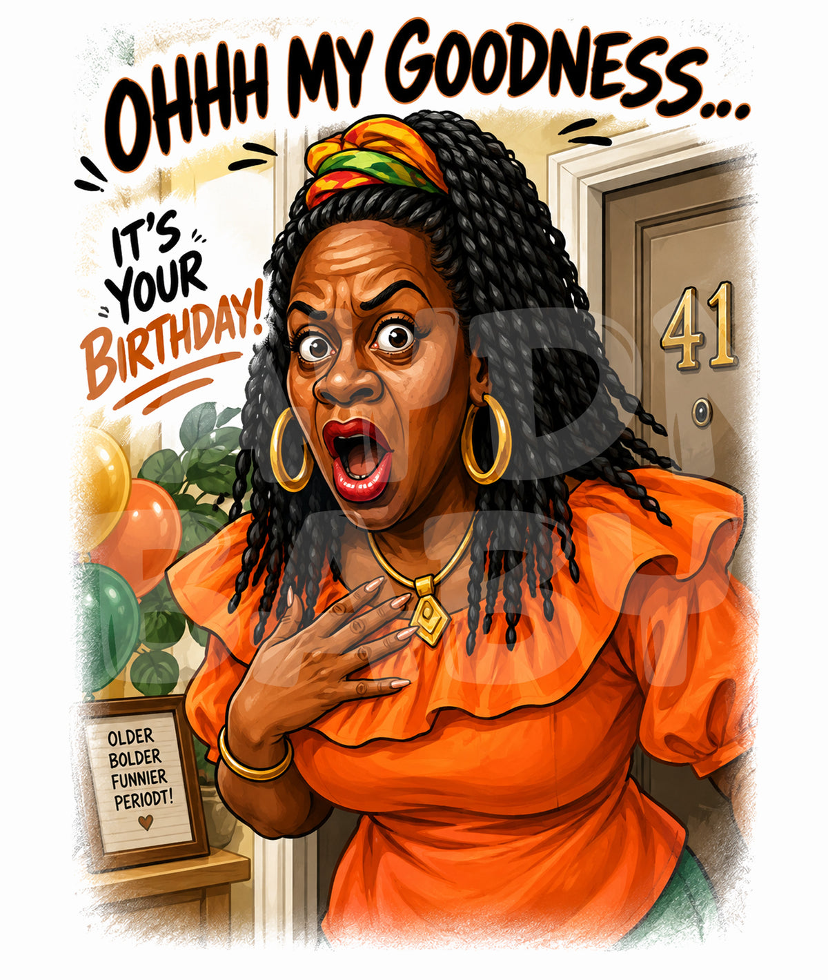 Funny 90s Birthday Card for Her – Sassy Throwback Comedy Gift