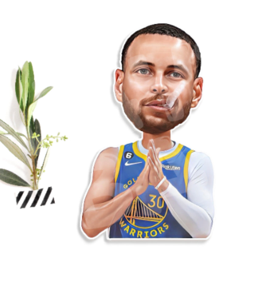 5 GS Warriors Basketball Stickers Pack - Jaydn Baby