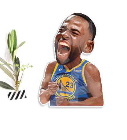 5 GS Warriors Basketball Stickers Pack - Jaydn Baby