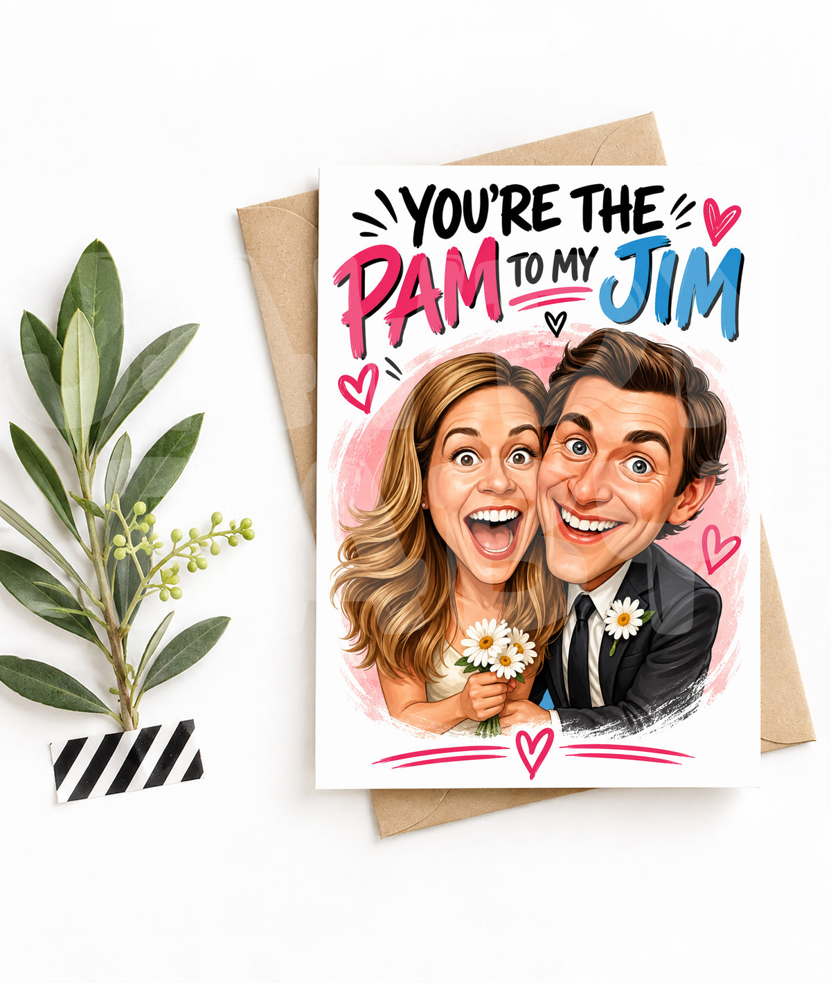 Funny Love Card for Him or Her – I Love You and I Like You Parody – Cute Couple Card – Sweet and Silly Anniversary or Valentine Card