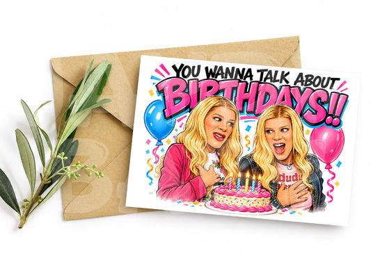 Funny Birthday Card for Her – Sassy BFF Humor, Female Friend Birthday Gift