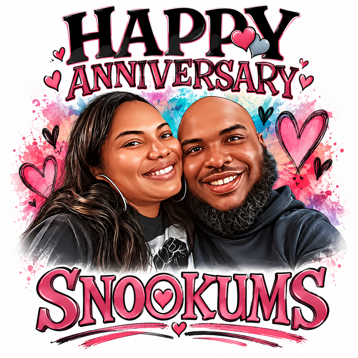 Custom Greeting Card with Your Photo – Personalized Caricature for Any Occasion – Funny, Unique Card for Loved Ones