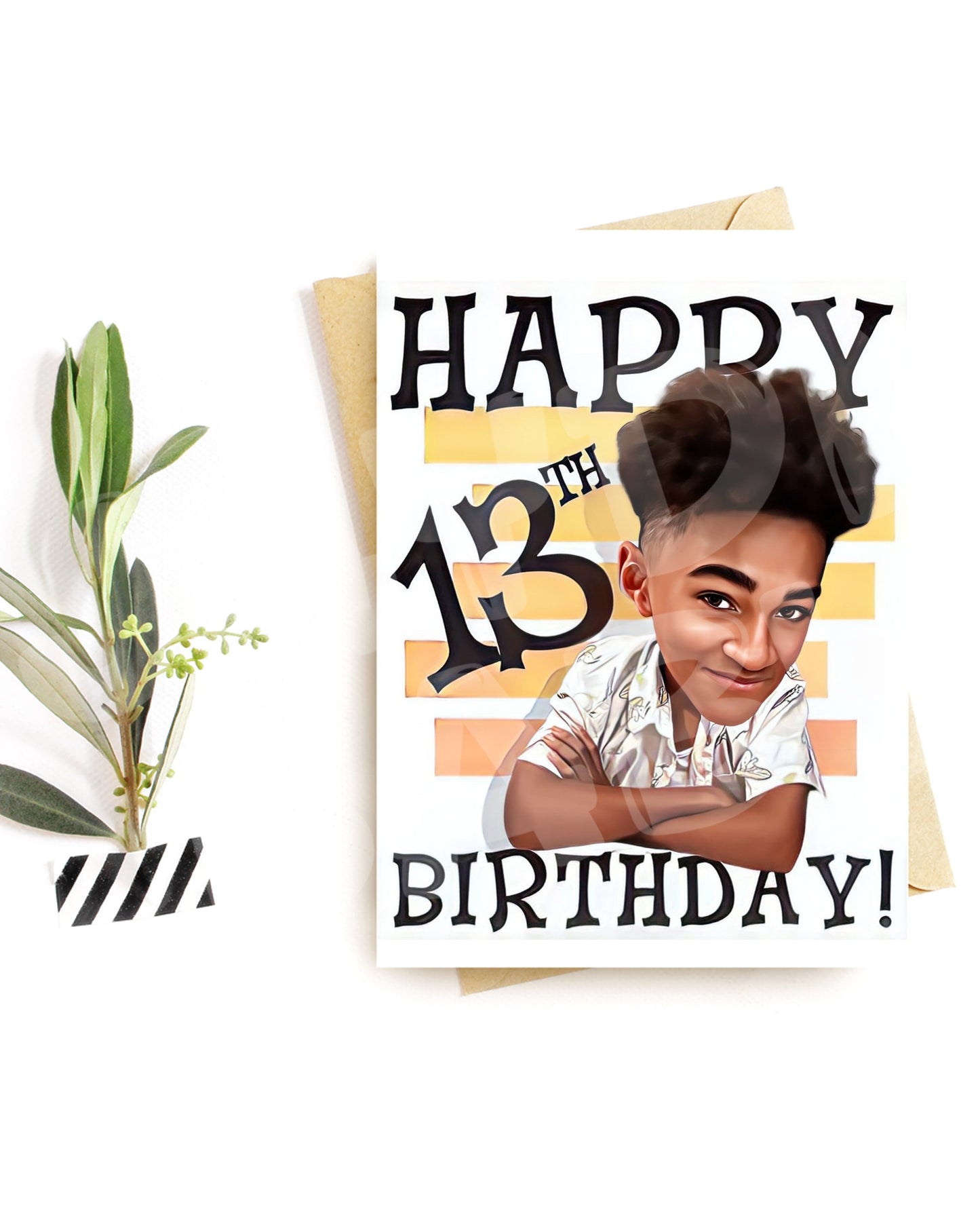 Custom Greeting Card with Your Photo – Personalized Caricature for Any Occasion – Funny, Unique Card for Loved Ones