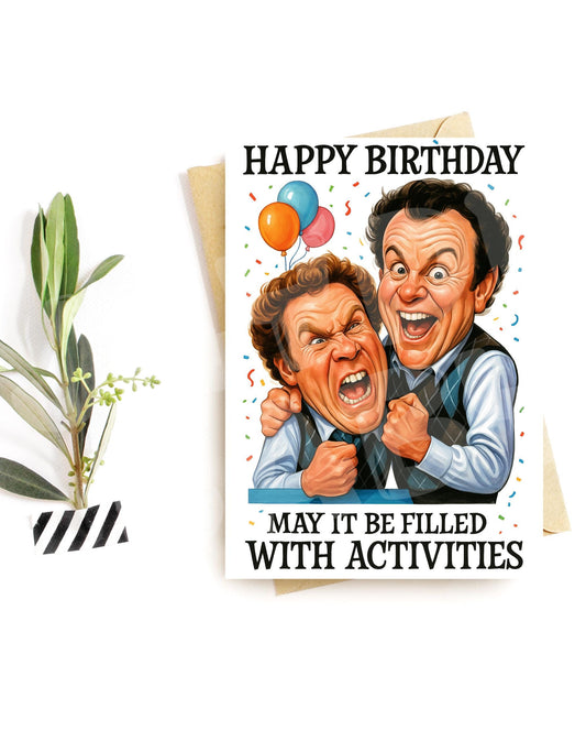 Funny Birthday Card – Step Brothers Parody – Hilarious Comedy Greeting for Him or Her – Bold Birthday Card for BFF or Partner