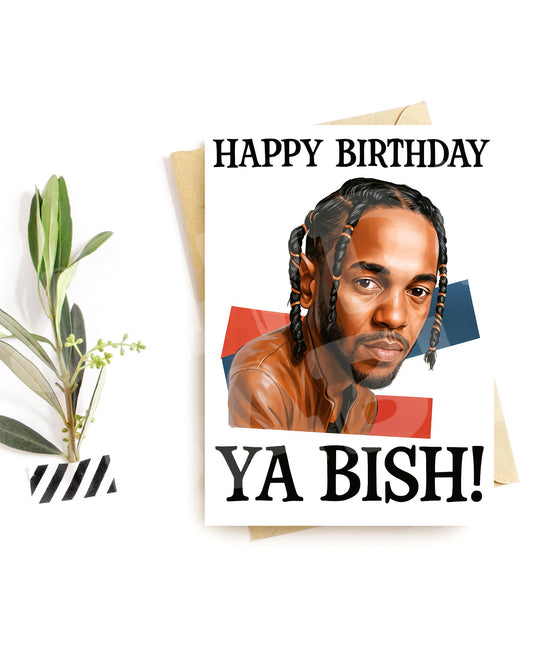 Funny Hip Hop Birthday Card – Inspired by Rap Lyrics and Vibes – Bold Greeting for Him or Her – Cute Pop Culture Gift for Birthday