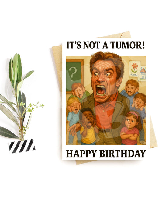 Funny Birthday Card – Chaotic Teacher Yelling Scene – Hilarious Classroom Quote Card – Sarcastic Aging Humor – Kids Gone Wild