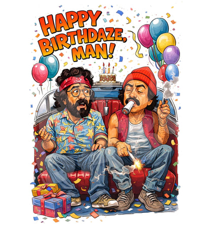 Funny Birthday Card for Him – Retro Adult Humor Parody for Friend or Brother