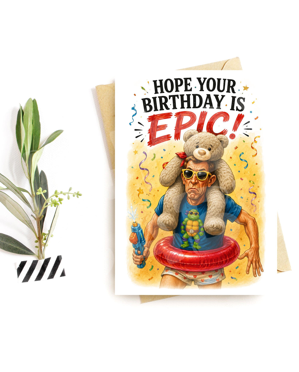 Funny Birthday Card for Him - Epic Adult Humor