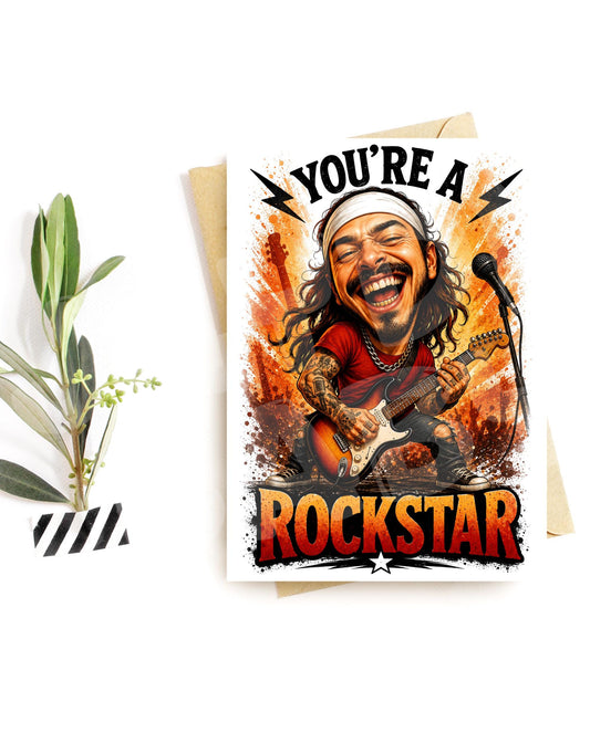 Funny Hip Hop Birthday Card for Him – Rap Music Lover Parody Gift