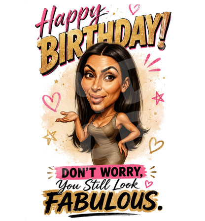 Funny Birthday Card for Her – Aging Humor for Friend, Sister or Girlfriend