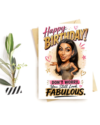 Funny Birthday Card for Her – Aging Humor for Friend, Sister or Girlfriend