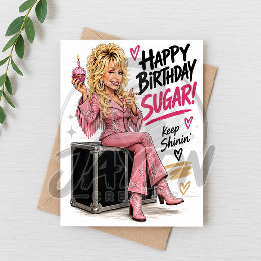Funny Country Birthday Card for Her