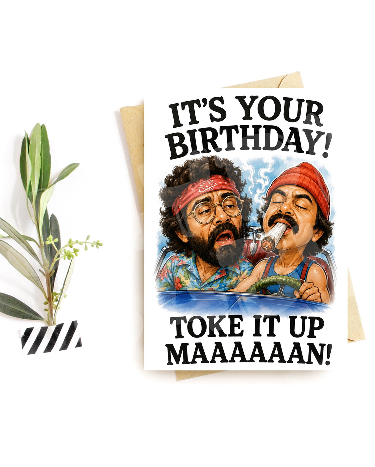 Stoner Birthday Card - Toke It Up