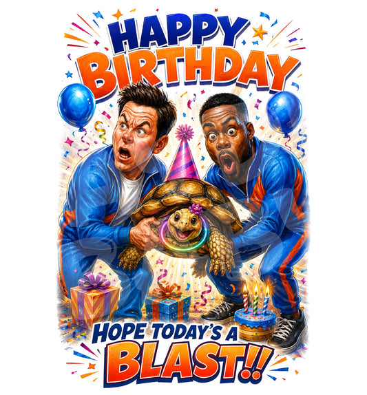 Funny Birthday Card for Him - Friend Humor - back