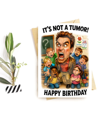 Funny Birthday Card for Him – Sarcastic Classroom Parody, Adult Humor