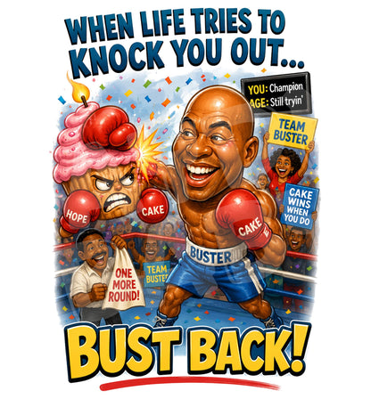 Funny Boxing Birthday Card for Him – Motivational Encouragement