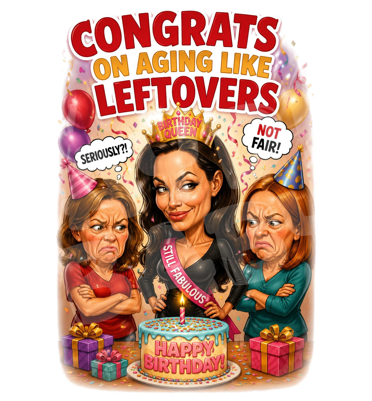 Funny Birthday Card for Her – Savage Aging Humor for Best Friend