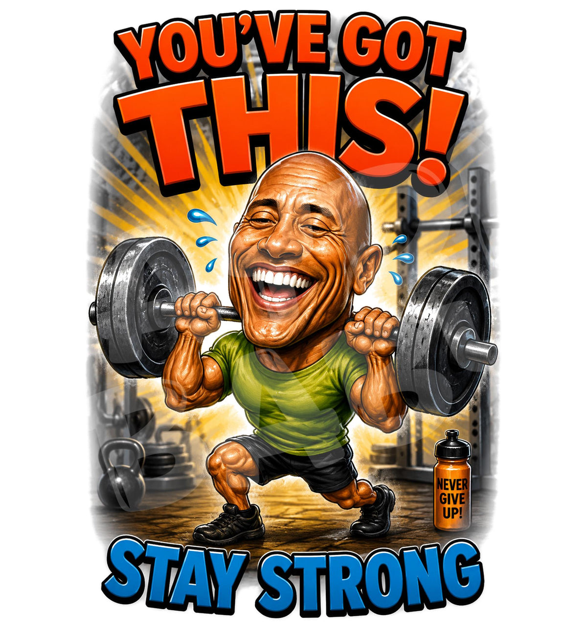 Gym Motivation Card – Funny Weightlifting Encouragement Gift for Him or Her
