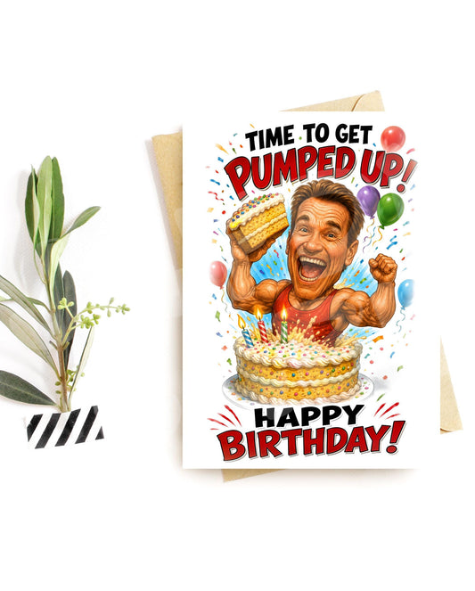 Funny Gym Birthday Card for Him – Workout Humor Gift for Fitness Lover or Bodybuilder