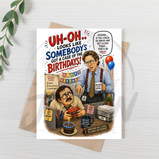 Funny Office Birthday Card