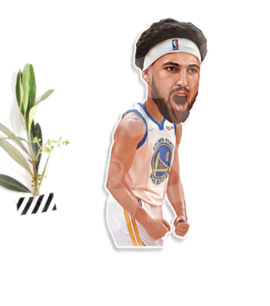 5 GS Warriors Basketball Stickers Pack - Jaydn Baby