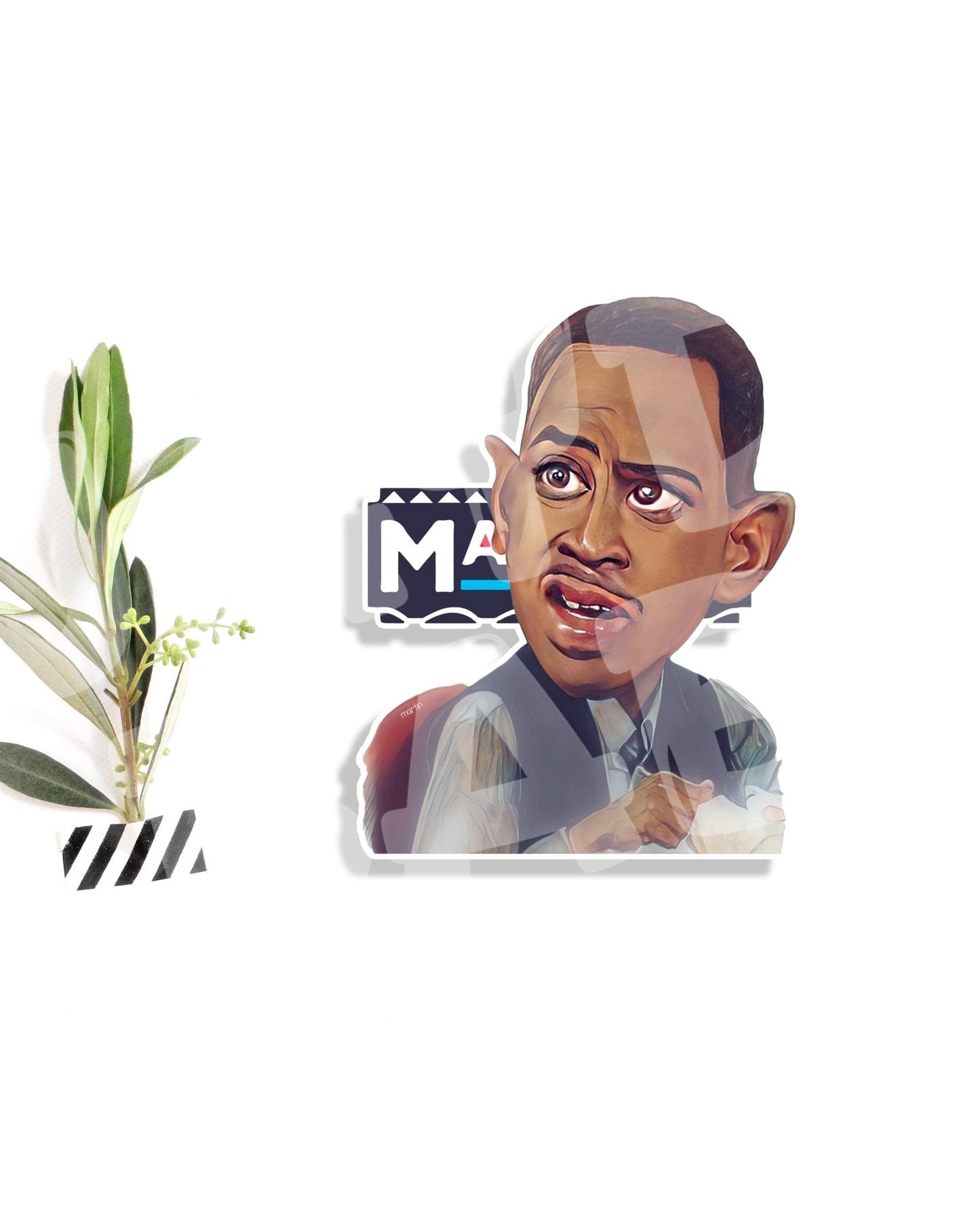 8 Funny Martin Sticker Pack - Jaydn Baby