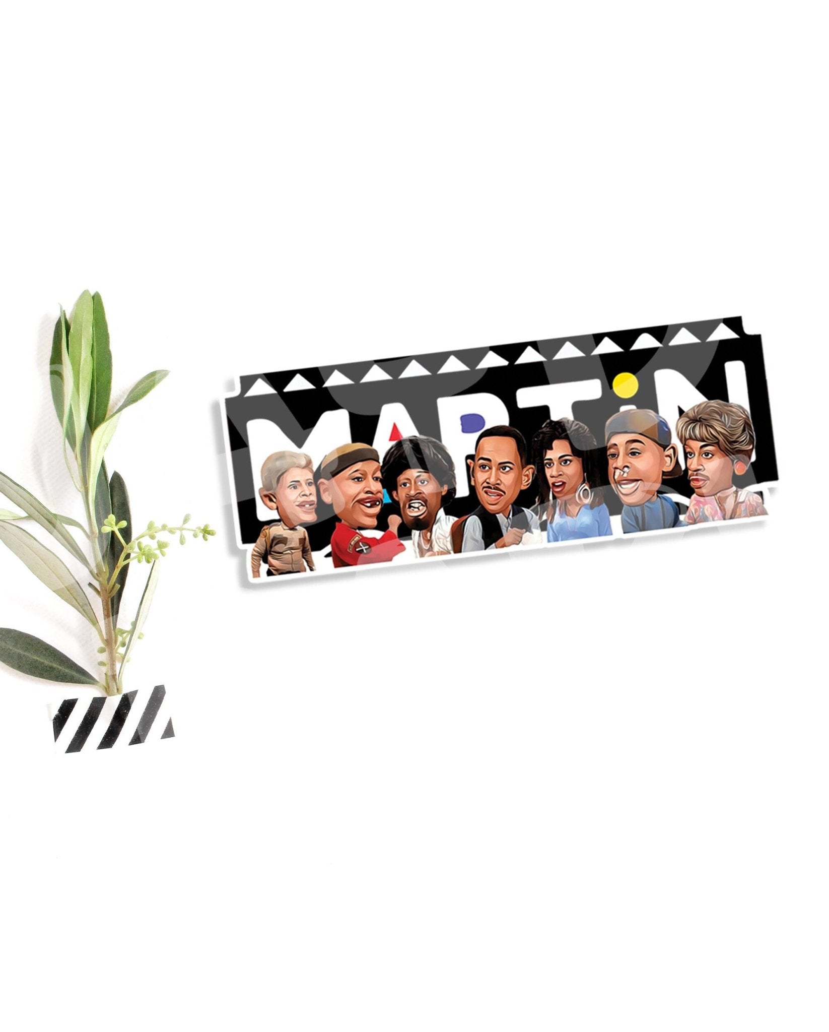 8 Funny Martin Sticker Pack - Jaydn Baby