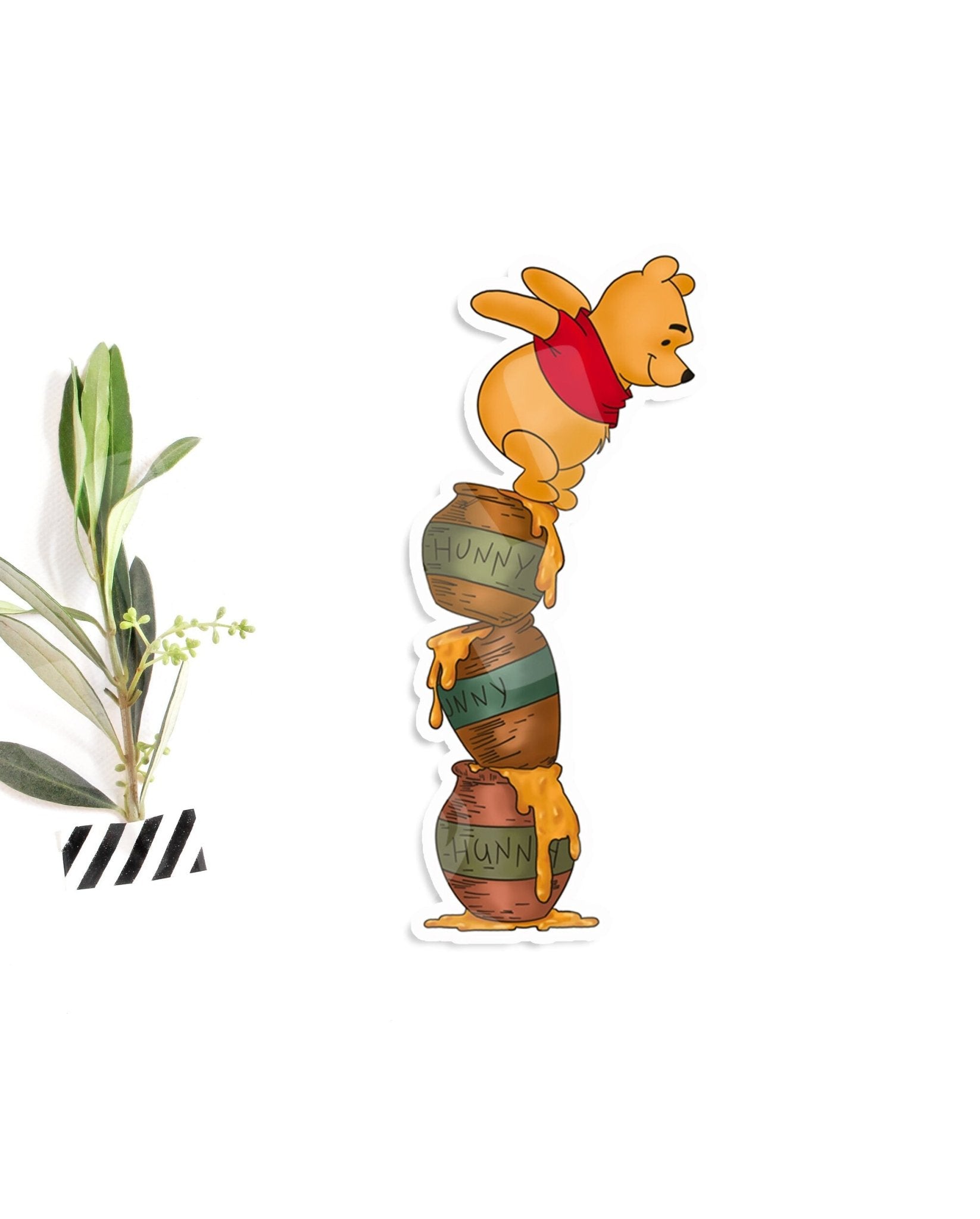 8 Winnie the Pooh Stickers - Jaydn Baby