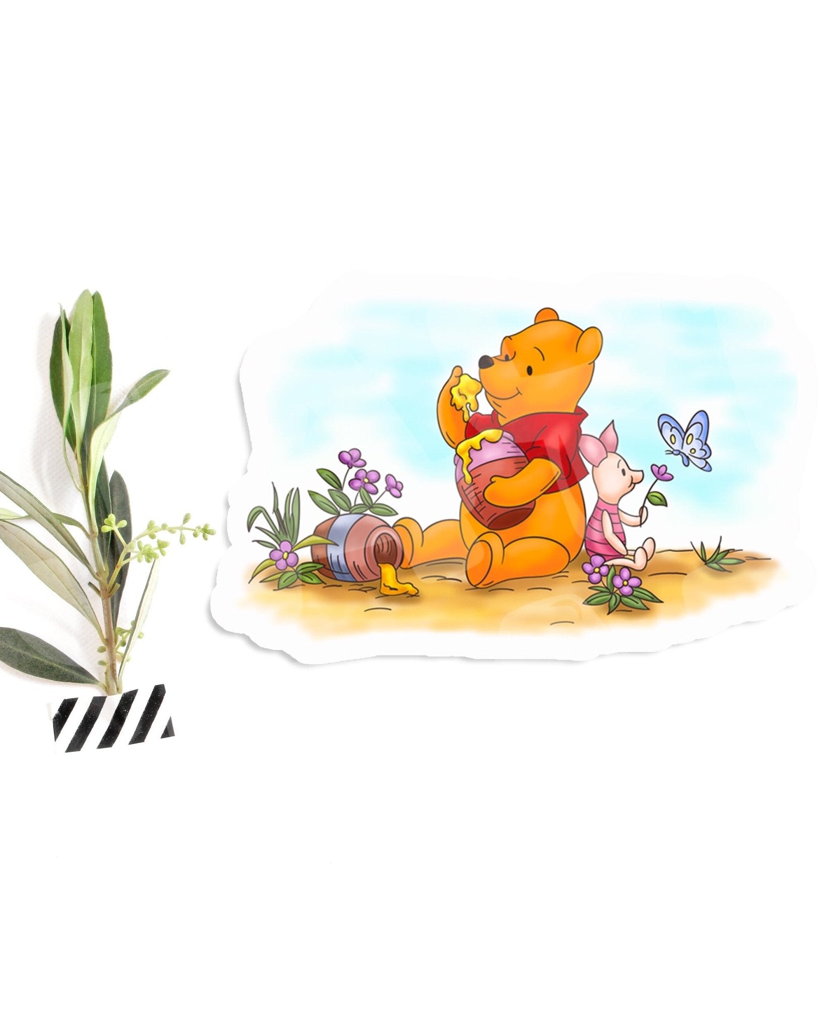 8 Winnie the Pooh Stickers - Jaydn Baby