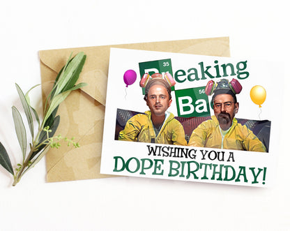 Breaking Bad Birthday Card - Jaydn Baby