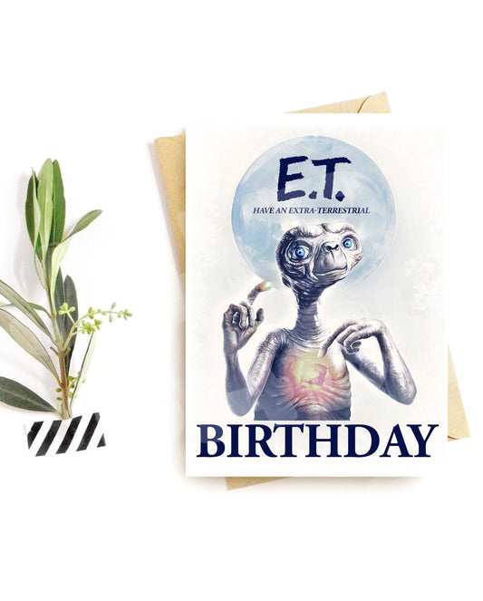 Cute Extra-Terrestrial Birthday Card - Jaydn Baby