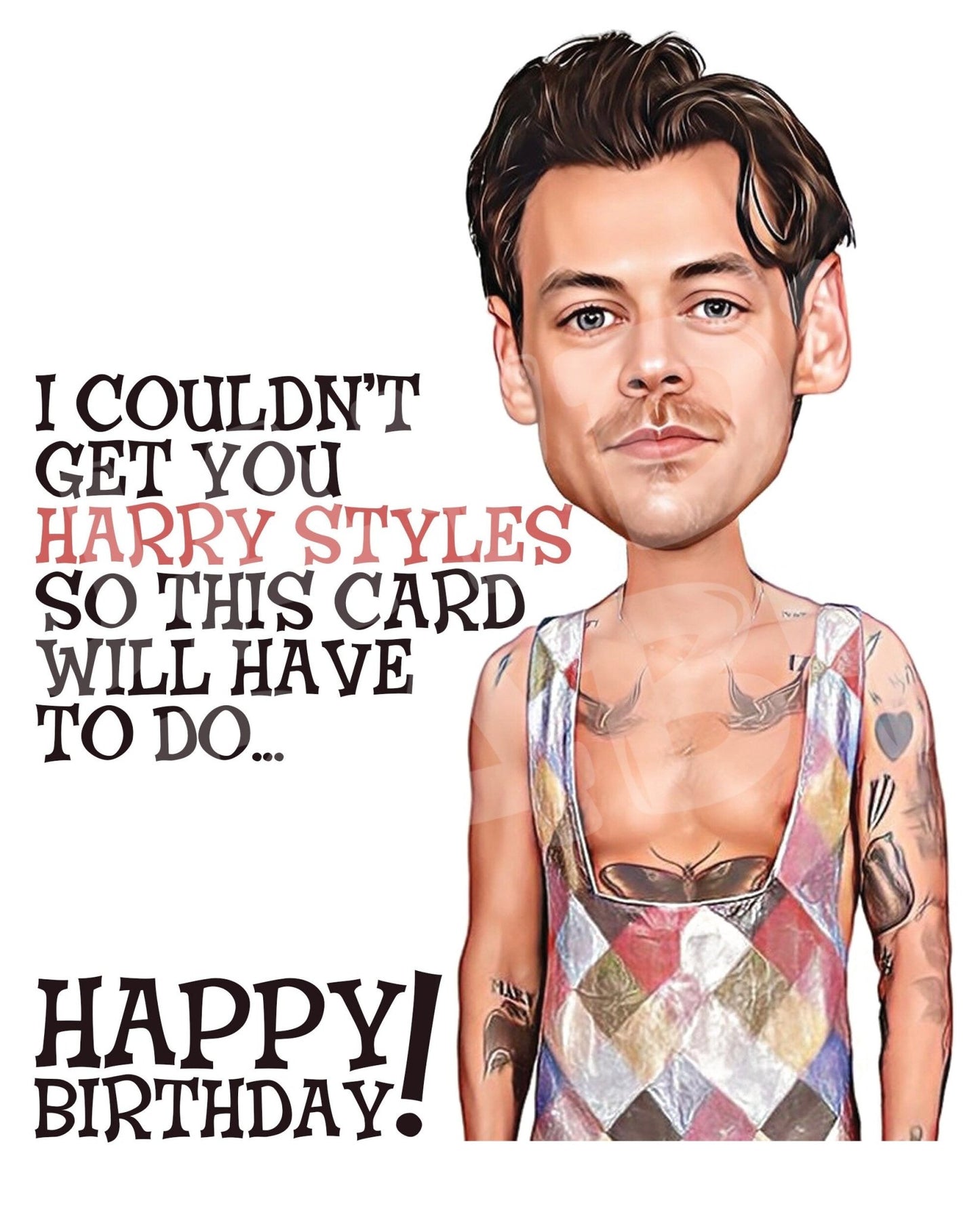 Cute Harry Birthday Card - Jaydn Baby