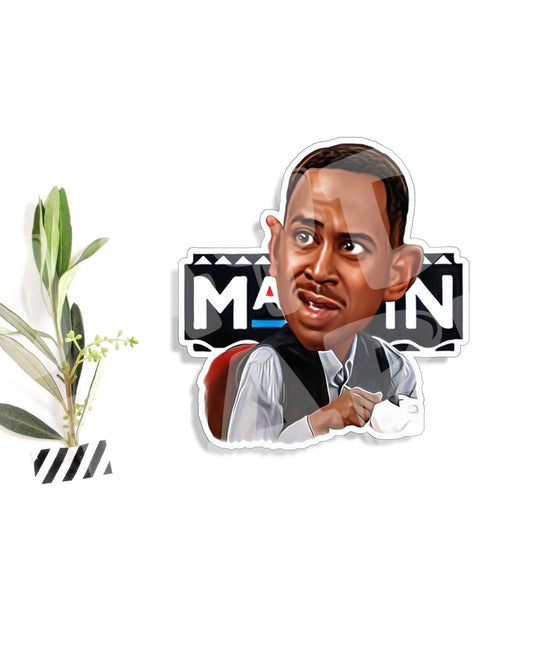 Funny Individual Die Cut Martin Stickers - Jaydn Baby