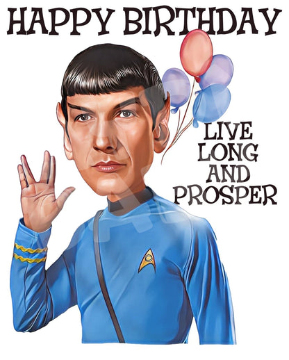 Live Long And Prosper Card - Jaydn Baby