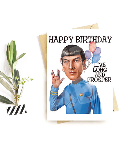 Live Long And Prosper Card - Jaydn Baby