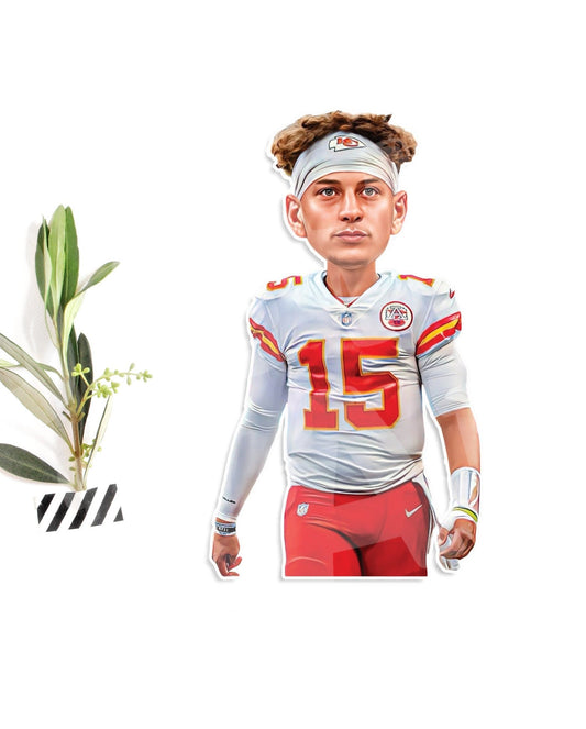 Patrick Mahomes Die Cut Sticker - Jaydn Baby