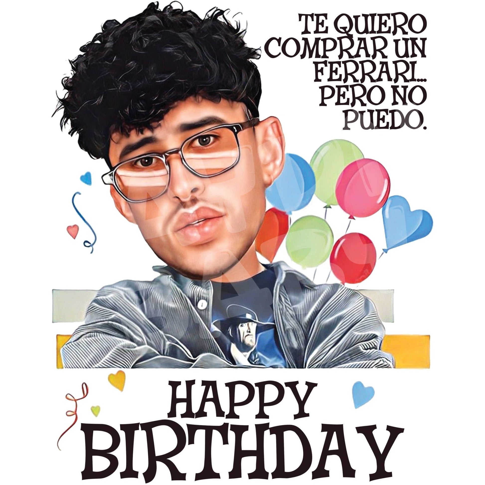 Te quiero comprar un ferrari. Pero no puedo. Happy Birthday - Jaydn Baby