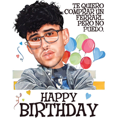 Te quiero comprar un ferrari. Pero no puedo. Happy Birthday - Jaydn Baby